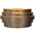 Moderne wandlamp | Brons | Rond | 25cm | G9 fitting  | Scudo, Huis en Inrichting, Ophalen of Verzenden, Nieuw, Metaal, Modern