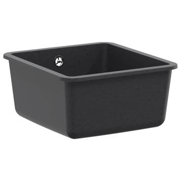 vidaXL Enkele spoelbak Graniet 42 x 46 x 31 cm Grafiet, Verzenden, Nieuw