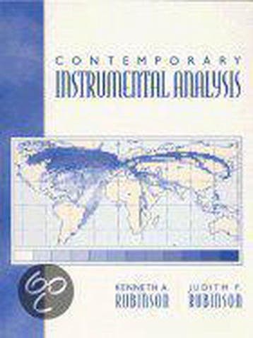 Contemporary Instrumental Analysis - Kenneth A. Rubinson, Boeken, Verzenden, Gelezen, Kenneth A. Rubinson