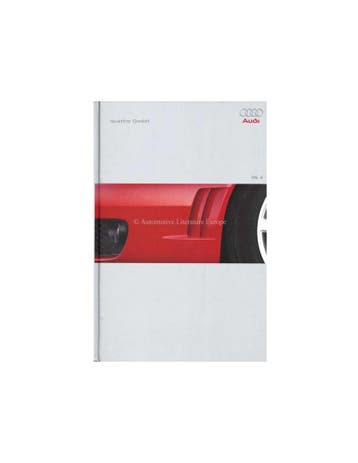 2000 Audi RS4 QUATTRO HARDCOVER BROCHURE DUITS, Boeken, Nieuw, Audi, Author