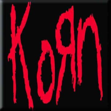 Korn - Logo - Koelkast magneet - officiële merchandise, Verzamelen, Muziek, Artiesten en Beroemdheden, Ophalen of Verzenden, Nieuw