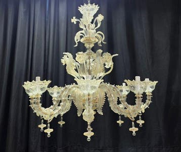 Giampaolo nason - Kroonluchter - Ca pendolo - Muranoglas -
