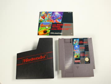 NES - Super Mario Bros Tetris Nintendo World Cup [met boe..., Ophalen of Verzenden, Nieuw