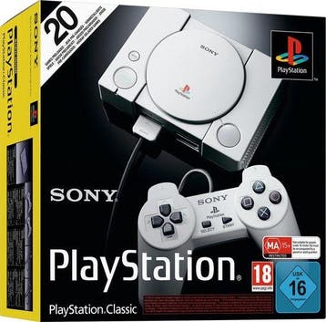 Sony Playstation Classic Mini (Incl. 2 controllers) (In doos, Verzenden, Zo goed als nieuw
