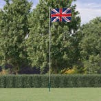 vidaXL Vlag met vlaggenmast Verenigd Koninkrijk 6,08 m, Diversen, Verzenden, Nieuw