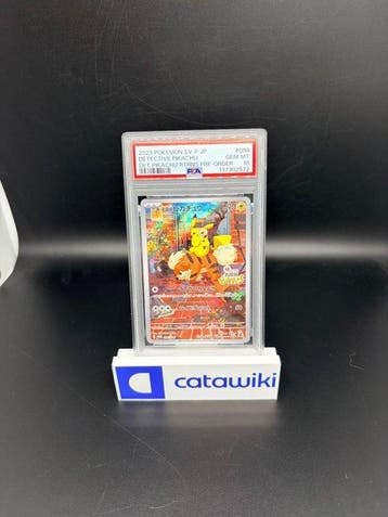Pokémon - 1 Graded card - Detective Pikachu 098/SV-P PSA 10, Hobby en Vrije tijd, Verzamelkaartspellen | Pokémon, Nieuw