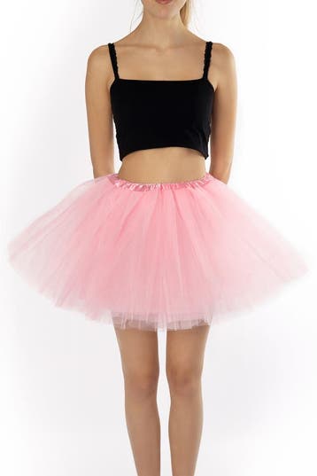 KIMU® Tutu Lichtroze Tule Rokje M L 164 170 176 Roze Pettico, Kleding | Dames, Carnavalskleding en Feestkleding, Ophalen of Verzenden