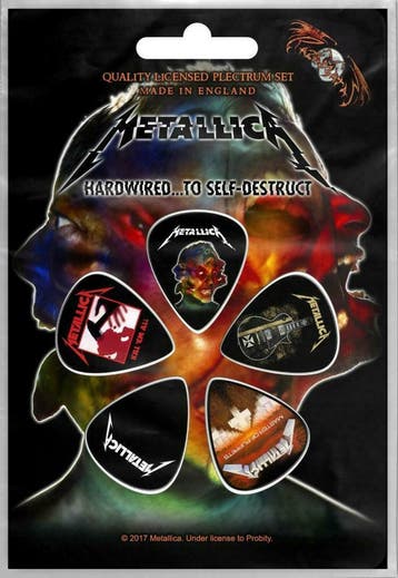 Metallica Plectrum Hardwired To Self Destruct official merch, Ophalen of Verzenden, Nieuw, Gebruiksvoorwerp