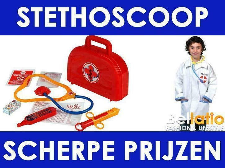 Speelgoed stethoscoop - Verkleedaccessoires - Stethoscopen, Kinderen en Baby's, Speelgoed | Poppen, Nieuw, Ophalen of Verzenden