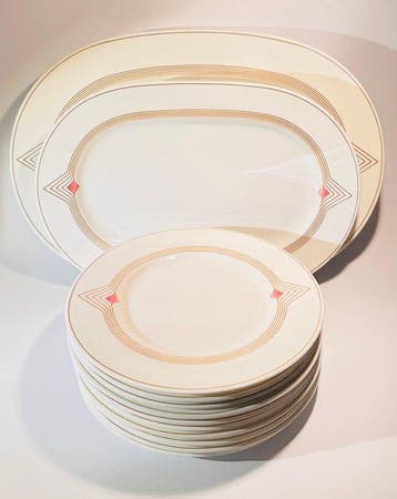 Villeroy & Boch - Bord (14) - Origo - Beenporselein -