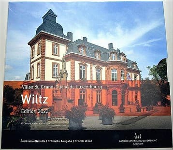 5,88 Euro,munten set 1 Cent-2 Euro 2023 Luxemburg Henri v..., Verzenden