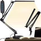 Izoxis 2-in-1 bureaulamp – verstelbare metalen arm, dimba., Ophalen of Verzenden, Nieuw