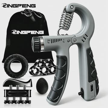 Verstelbare Hand Grip Kracht Trainer Set (100/200kg) met Tel, Verzenden, Nieuw