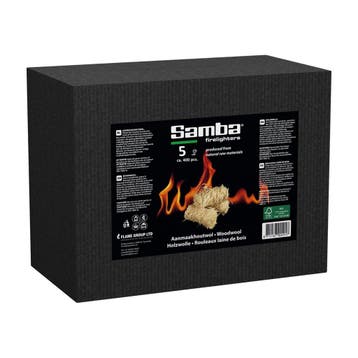 Samba aanmaakwokkels en aanmaakkrullen 5 kilo (ca 400 stu..., Tuin en Terras, Ophalen of Verzenden, Nieuw