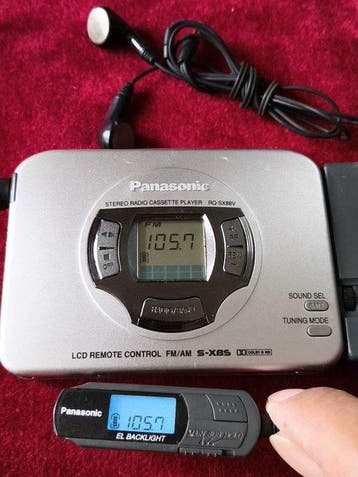 Panasonic - RQ-SX88V Draagbare cassettespeler, Nieuw