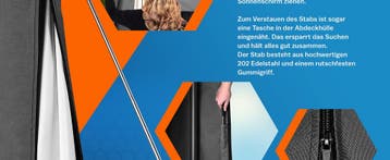 Parasolhoes Antraciet Ø350cm (Parasols-Zonwering), Verzenden, Nieuw