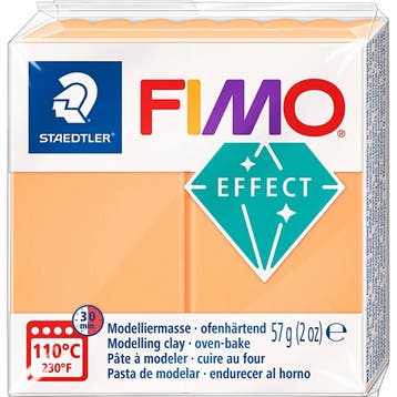FIMO® Effect, neon oranje, 57 gr/ 1 doos, Nieuw