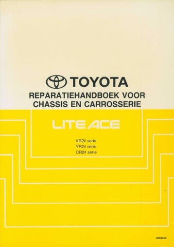 1992 Toyota Liteace chassis / carrosserie reparatiehandboek, Verzenden