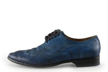 Bugatti Veterschoenen in maat 46 Blauw, Bugatti, Zo goed als nieuw, Veterschoenen, Verzenden