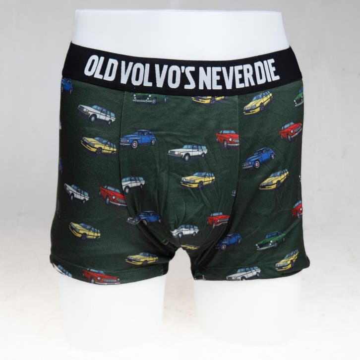 Onderbroek VOLVO Old Volvos never die GROEN, Diversen, Overige Diversen, Ophalen of Verzenden