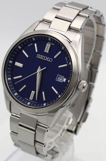 Seiko - Selection Solar Radio Controlled Blue Dial Watch -