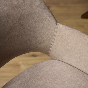 Draaibare eetkamerstoel Daisy Beige | Starfurn, Ophalen of Verzenden, Nieuw