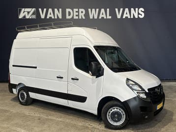 Opel Movano 2.3 Turbo 136pk L2H3 Euro6 Airco | Camera | Impe, Stof, Gebruikt, Wit, Dealer onderhouden