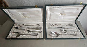 Frionnet Francois - Bestekset (8) - Verzilverd - 2