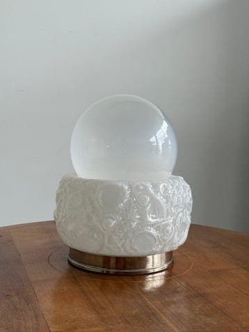 Tafellamp - Glas, Metaal, Antiek en Kunst