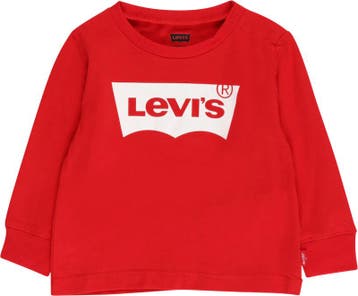 Levi’s Longsleeve Baby rood Unisex - 80 (9-12 maanden), Ophalen of Verzenden, Nieuw