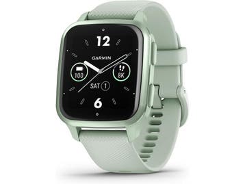 Garmin Venu Sq 2 40 mm metallic mint aluminium rand met cool, Sieraden, Tassen en Uiterlijk, Smartwatches, Verzenden, Nieuw, Garmin