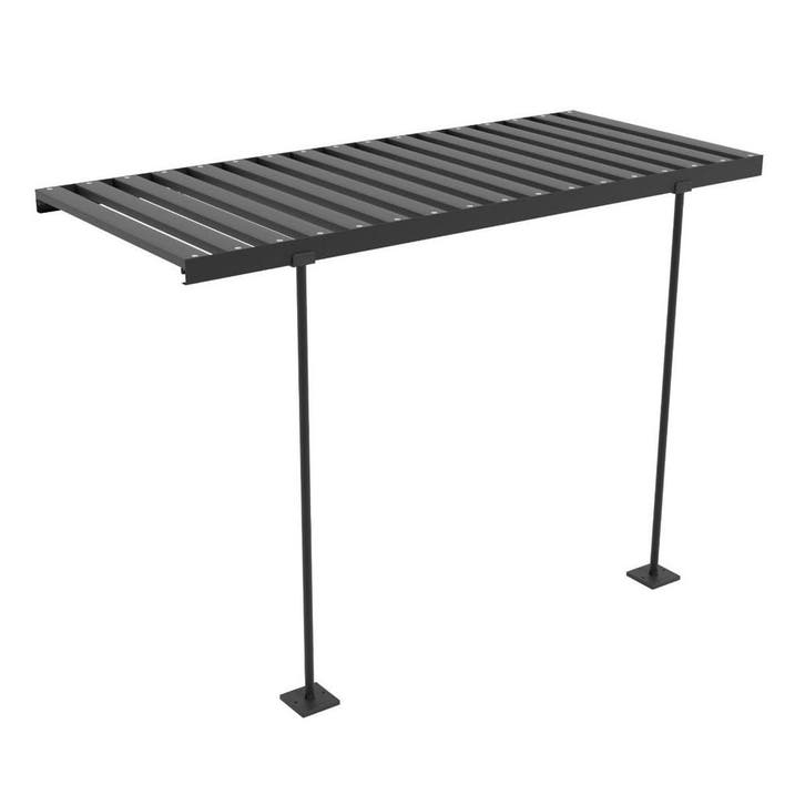 Opklapbare Kweektafel Aluminium Zwart 120 x 56 x 81 cm -, Tuin en Terras, Kweekspullen, Nieuw, Verzenden