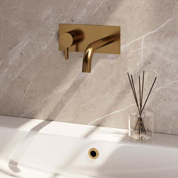 Brauer Gold Edition Inbouw Wastafelmengkraan met Gebogen, Ophalen of Verzenden, Nieuw