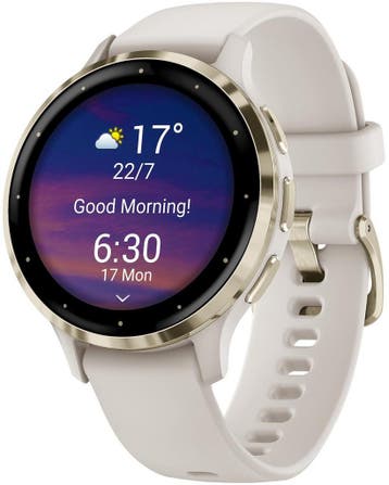 Garmin - Venu 3S - 41MM - Ivory / Soft Gold (Garmin Watch), Sieraden, Tassen en Uiterlijk, Verzenden, Nieuw
