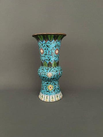 Cloisonne - emaille - Koper - China - Qing Dynastie