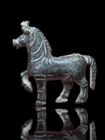 Keltisch Brons Stunning Horse Statue