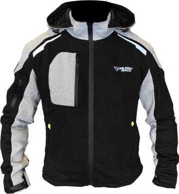 MUGENRACE Judo Zwart Grijze Zip Hoodie, Nieuw met kaartje, Overige typen, MUGENRACE, Heren