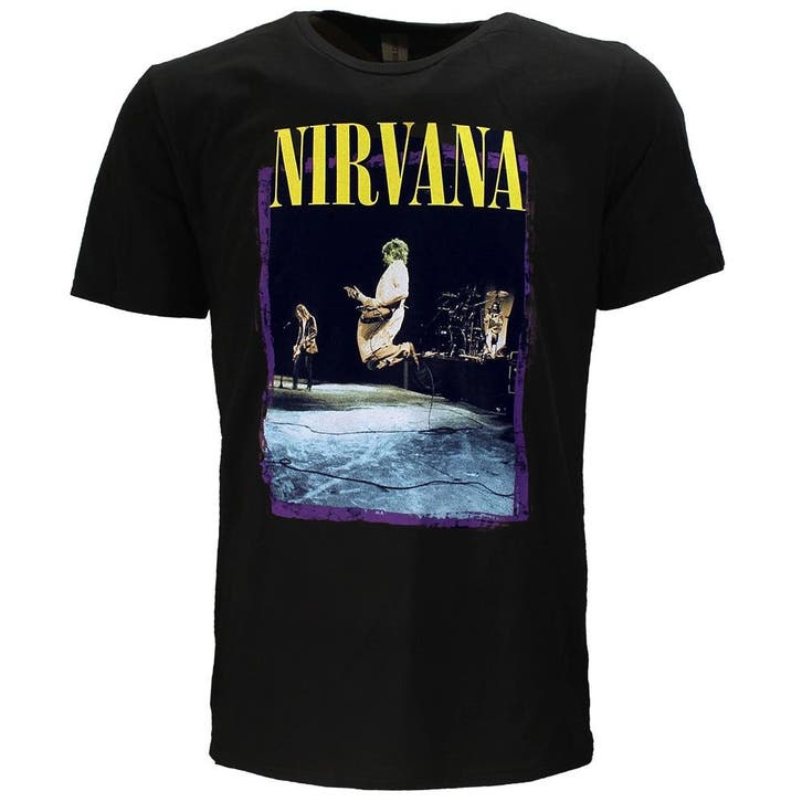 Nirvana Stage Jump T-Shirt, Kleding | Heren, T-shirts, Verzenden