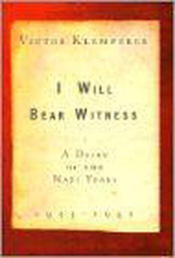 I Will Bear Witness - Victor Klemperer 9780679456964, Boeken, Verzenden, Gelezen, Victor Klemperer