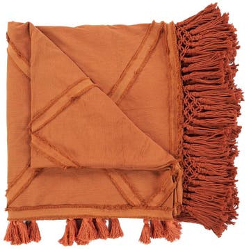 Bazar Bizar Bizarre Bazaar Berber spreien - Terracotta -, Oranje, Ophalen of Verzenden, Overige vormen, Nieuw