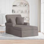 vidaXL Chaise Lounge met Rok met kussen met kussen 3 pcs, Verzenden, Nieuw