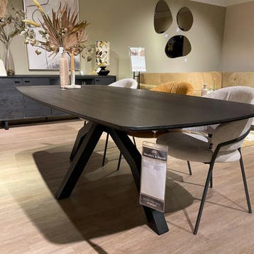 Livada Eettafel Wild Oak - Henders en Hazel, Nieuw, 150 tot 200 cm, Modern, 50 tot 100 cm