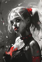 I_KONIQ - Harley Quinn Black cheecky from Batman Arkham, Nieuw