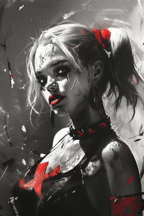 I_KONIQ - Harley Quinn Black cheecky from Batman Arkham, Spelcomputers en Games, Spelcomputers | Overige Accessoires