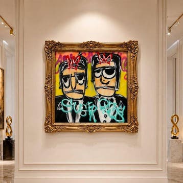 Timo Wedell - Royal Graffiti Expression - XL- Basquiat Style