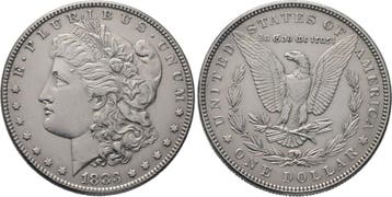 1 Dollar 1883 Vereinigte Staaten von Amerika Morgan Dollar, Verzenden