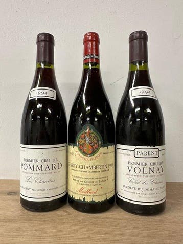 1994 Domaine Parent: Les Chanlins, Clos des Chênes & 1994, Nieuw