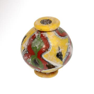 Nabije Oosten Glas Grote mozaïekkraal, Antiek en Kunst