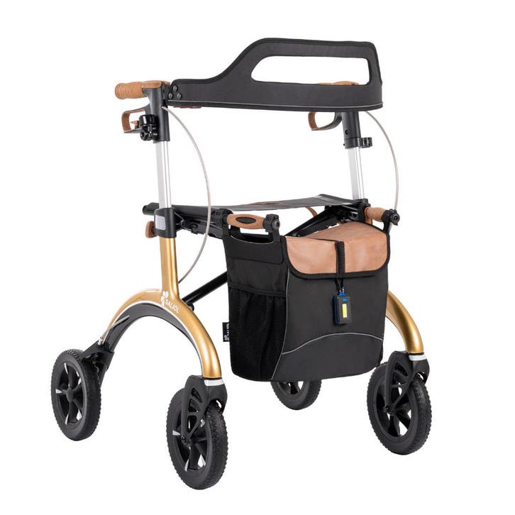Saljol Carbon Rollator CR54 - Pure Gold S, Diversen, Rollators, Nieuw, Ophalen of Verzenden