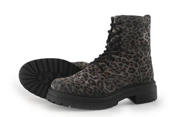 Shoecolate Veterboots in maat 39 Grijs, Shoecolate, Verzenden, Overige typen, Zo goed als nieuw